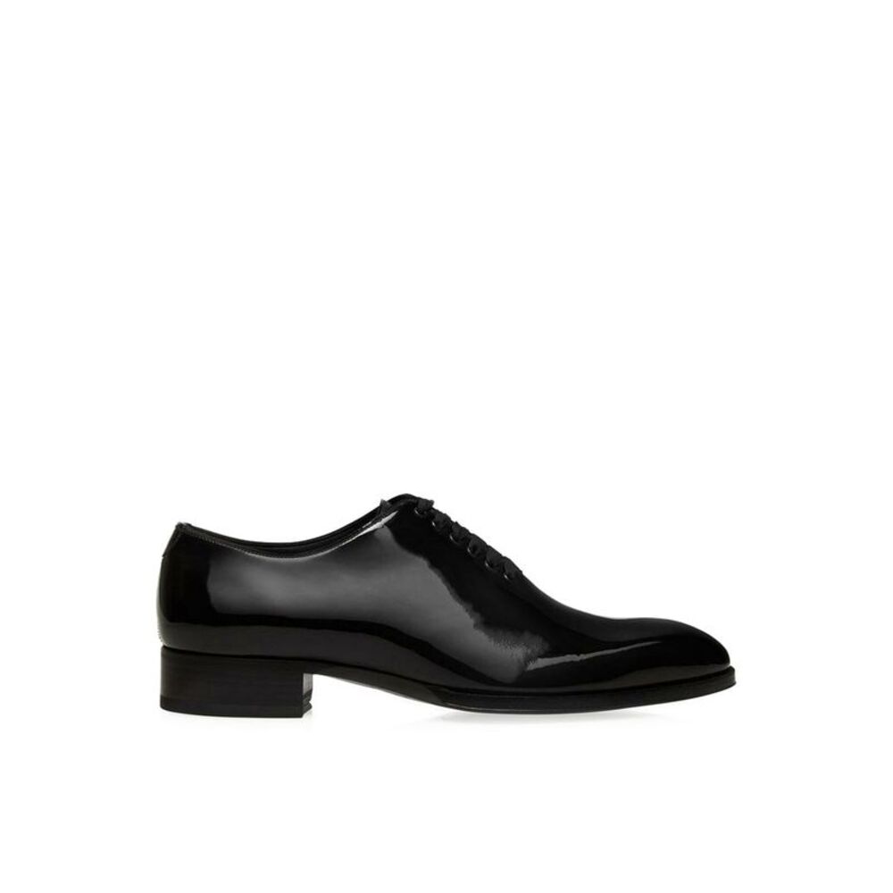 Tom Ford Men Oxford Elkan In Black Patent